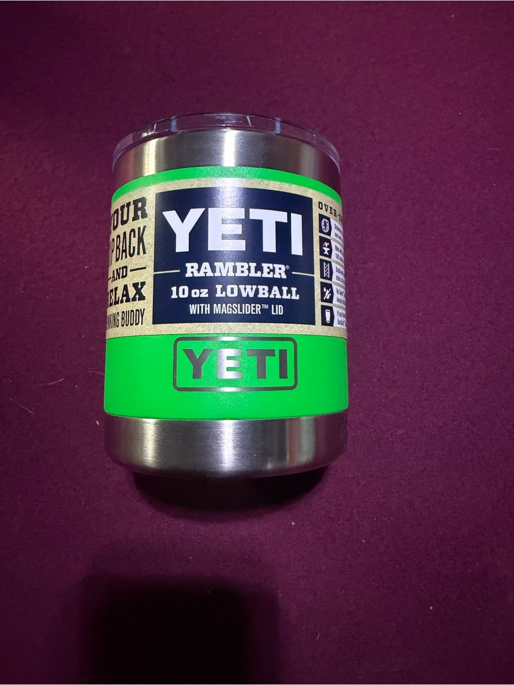 Yeti 10 oz Lowball Tumbler - Verde Green NWT
